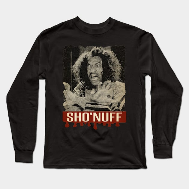 Sho Nuff Vintage Long Sleeve T-Shirt by Teling Balak